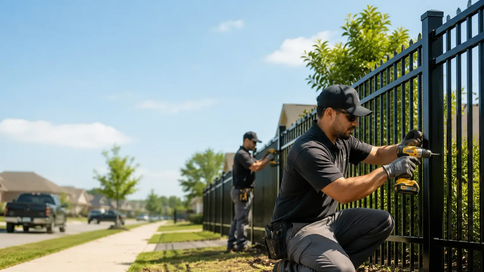 Metal Fence Installation in Burlington, NC